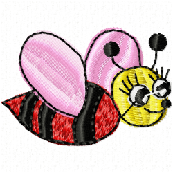 Bees Embroidery Design 12 Bees Embroidery Design 12